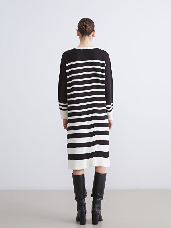 Moudda LC Waikiki - Robe à manches longues en tricot cv pour Femmes - Tunisie 4