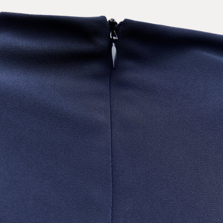 Moudda ZARA - Robe mi-longue maille manches courtes enveloppante détail croisé - Tunisie 4