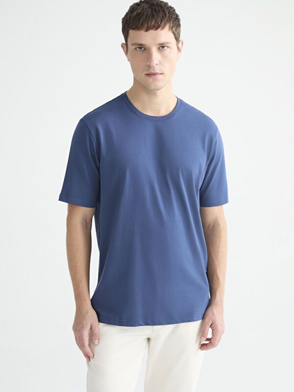 Moudda LC Waikiki - T-shirt basique col rond manches courtes en jersey pour Homme - Tunisie 1