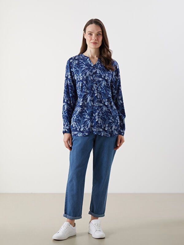 Moudda LC Waikiki - Chemise tissée imprimée cv à manches longues pour Femmes - Tunisie 2