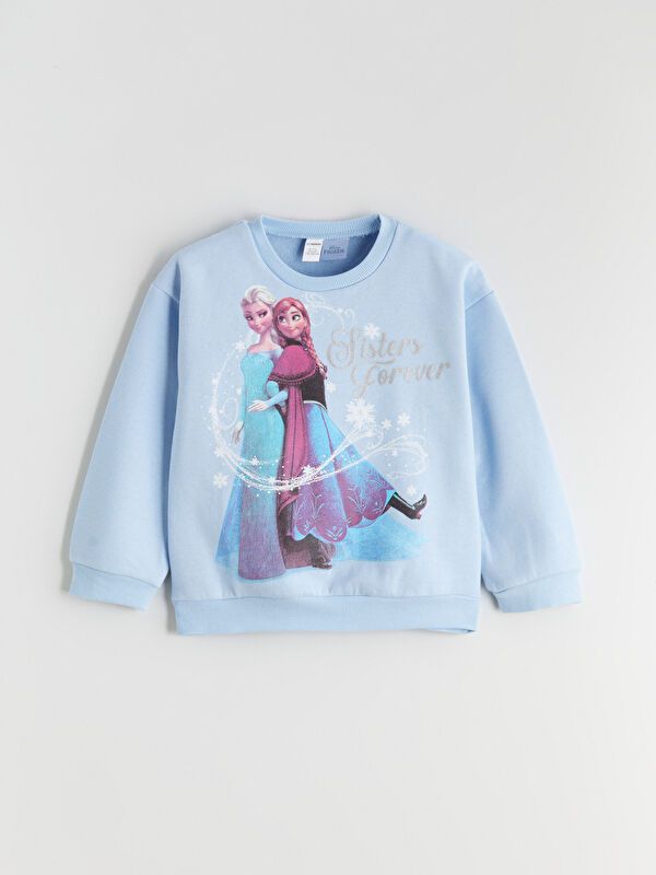 Moudda LC Waikiki - Sweatshirt en jersey - Sous licence couleur Bleu clair pour filles - Tunisie 1