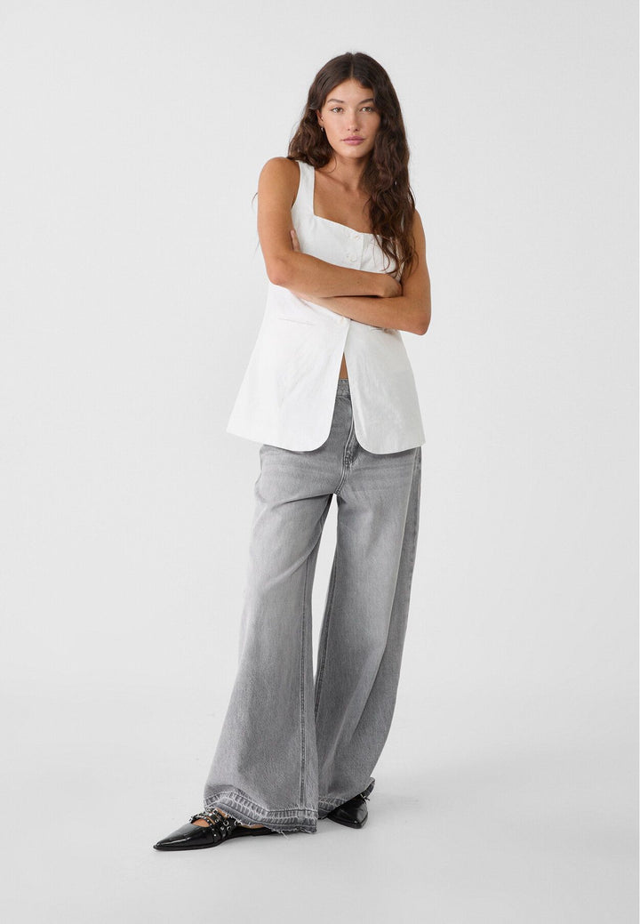 Moudda STRADIVARIUS - Gilet à Col Carré - Tunisie 3