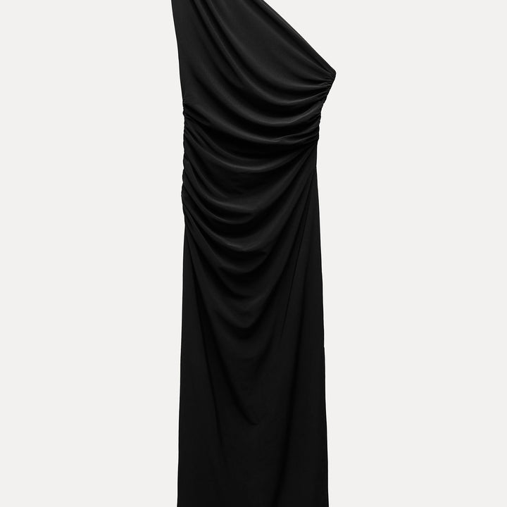 Moudda ZARA - Robe Midi Asymétrique à Fronces - Tunisie 1