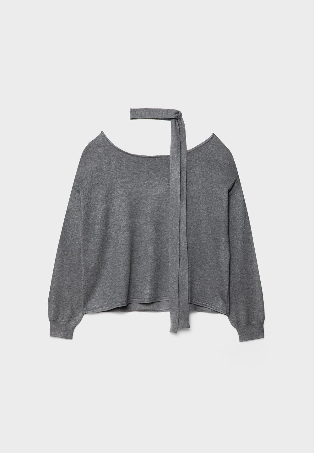 Moudda STRADIVARIUS - Pull en Maille Encolure Bateau avec Foulard - Tunisie 2