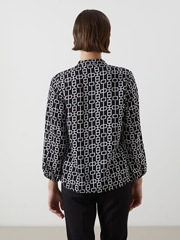 Moudda LC Waikiki - Chemise tissée imprimée cv à manches longues pour Femmes - Tunisie 4