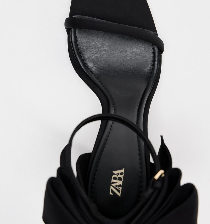 Moudda ZARA - Sandales talon satin nœud talon - Tunisie 3