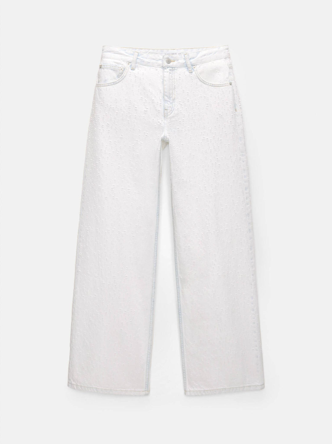 Moudda PULL & BEAR - Pantalon Denim Droit Taille Moyenne Mini Déchiré - Tunisie 7