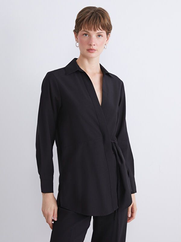 Moudda LC Waikiki - Tunique à manches longues Femme Noir - Tunisie 1