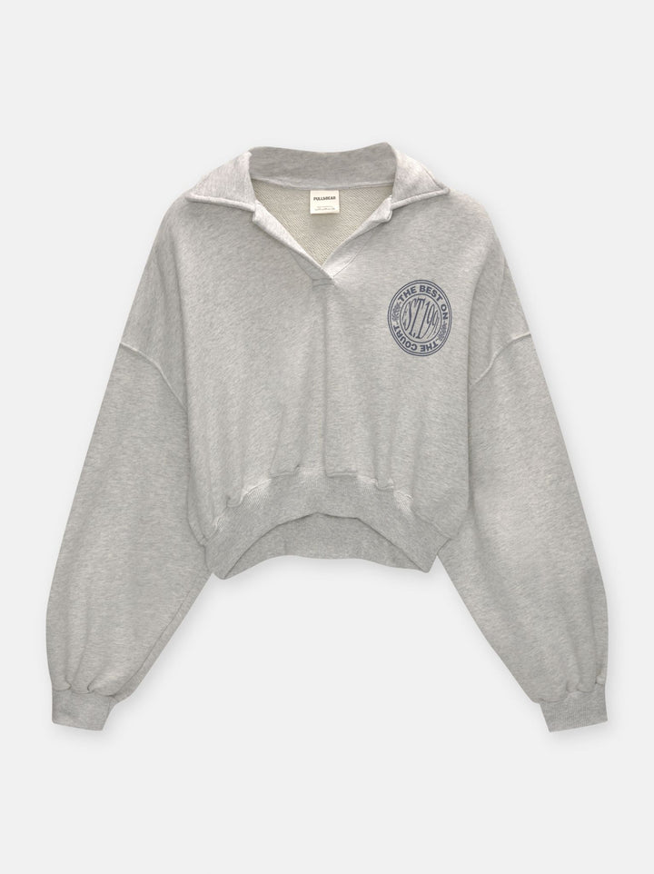 Moudda PULL & BEAR - Sweat Graphique Col Polo - Tunisie 2