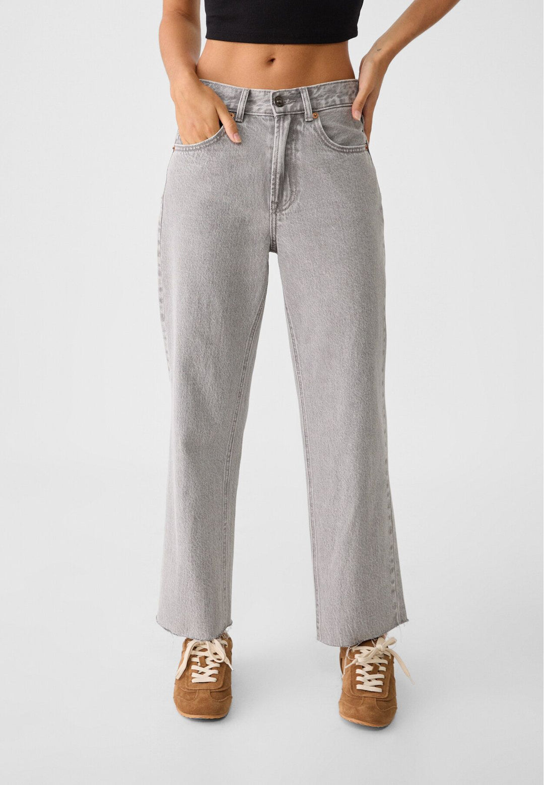 Moudda STRADIVARIUS - Jean D96 Straight Cropped - Tunisie 3