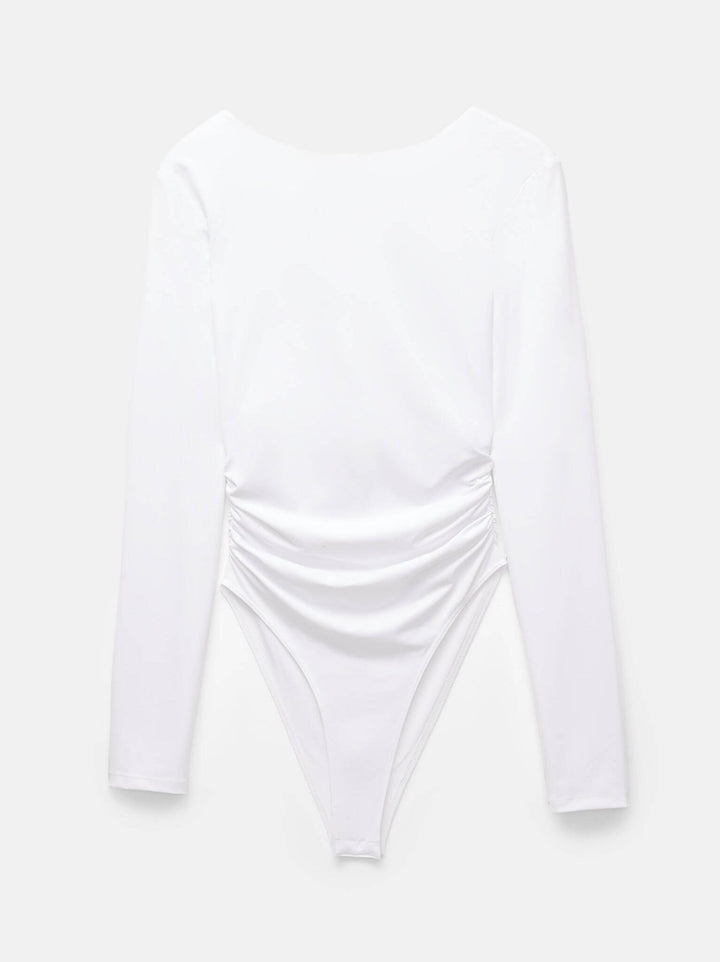 Moudda PULL & BEAR - Body Polyamide - Dos Ouvert (Blanc) - Tunisie 3
