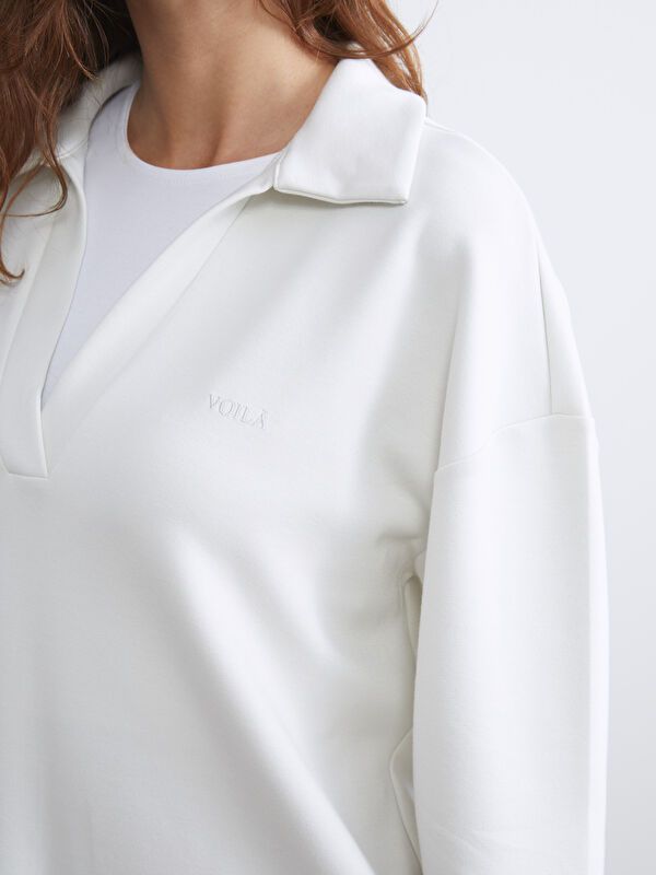 Moudda LC Waikiki - Sweatshirt jersey imprimé Femme Pierre - Tunisie 3