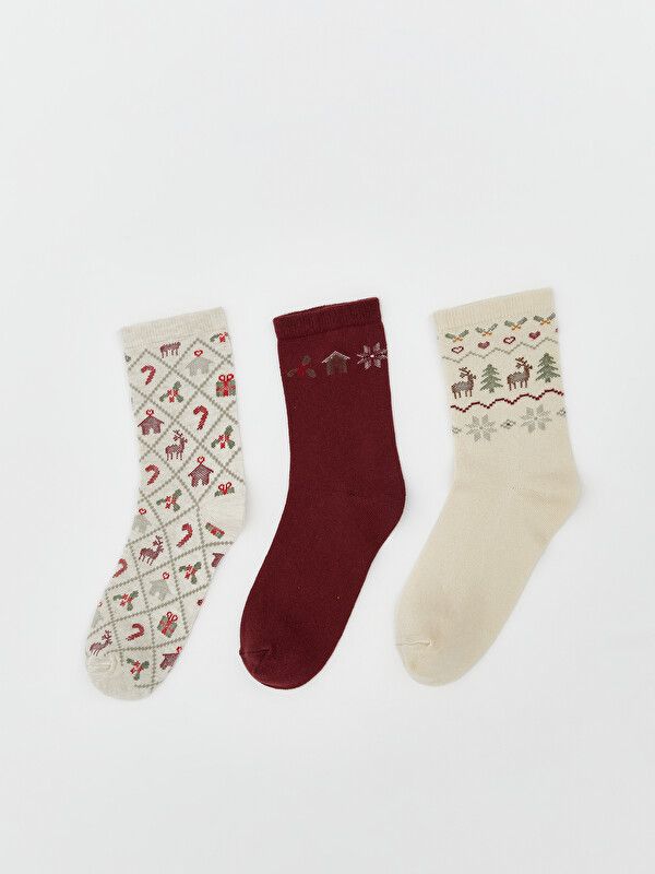 Moudda LC Waikiki - Chaussettes cheville pour Femme couleur Crème - Tunisie 1