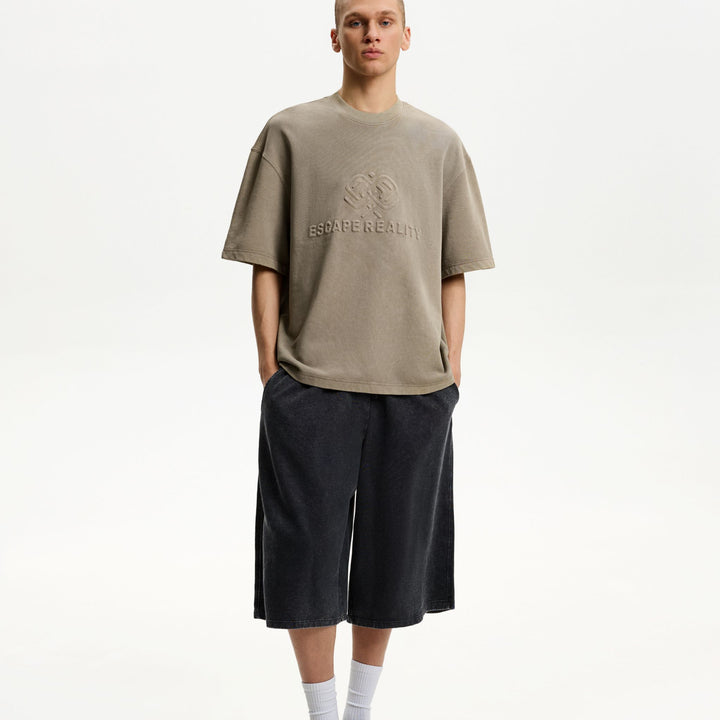 Moudda BERSHKA - Sweat Extraloose - Lavé & Gaufré - Tunisie 1