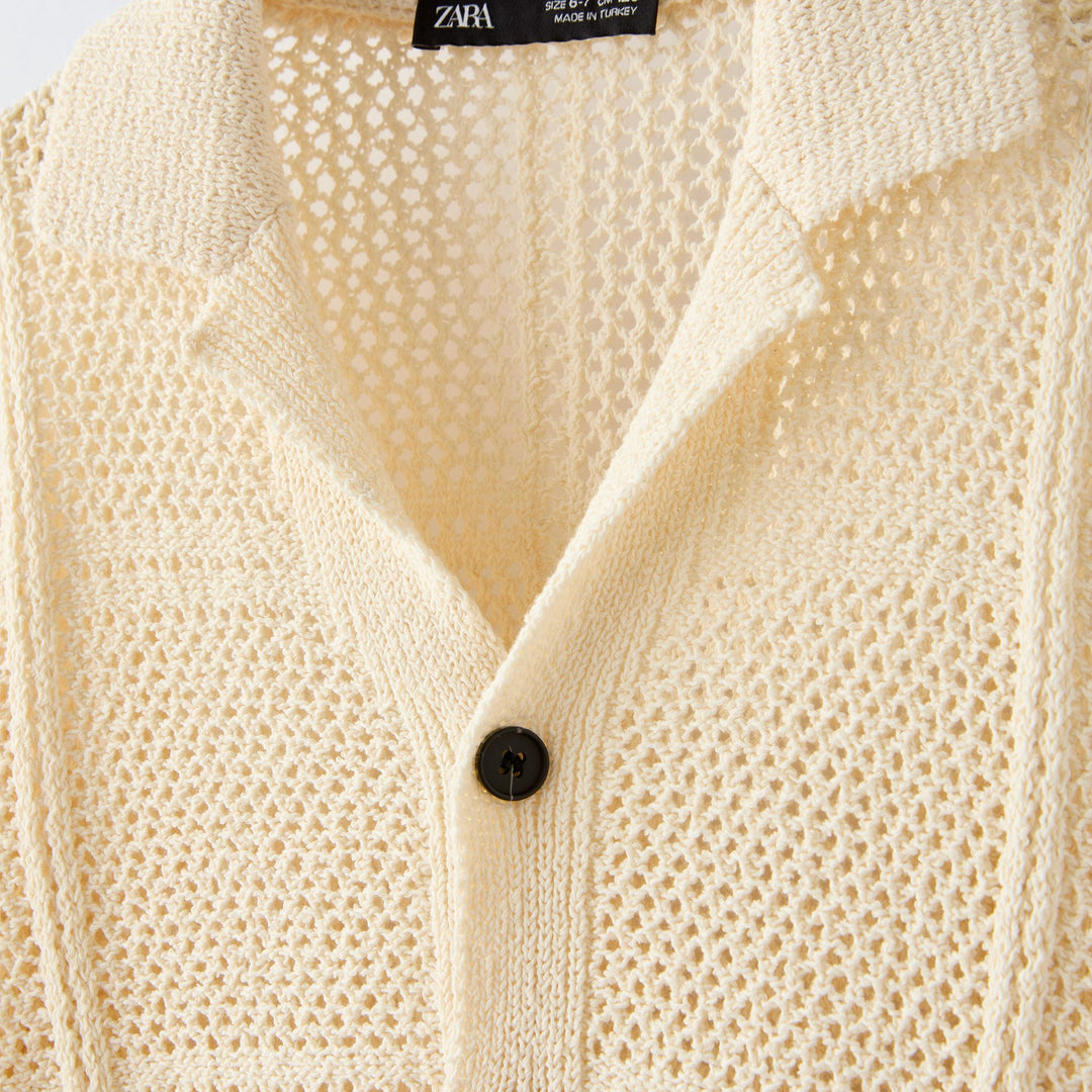 Moudda ZARA - Chemise en point ajouré - Tunisie 3