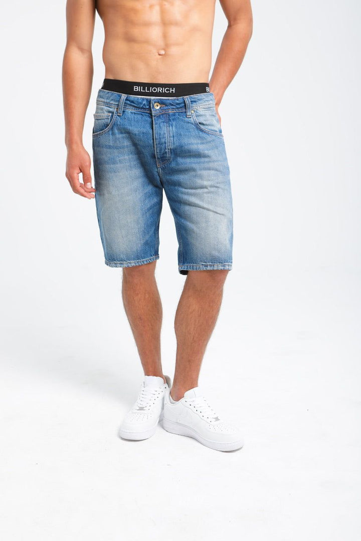 Moudda Billiorich - Short en Jean Homme - Coupe Droite - 1