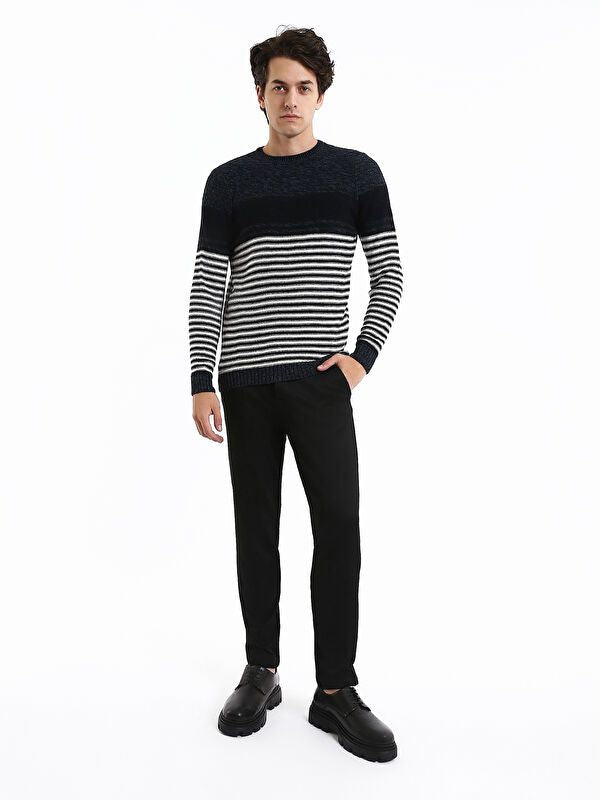 Moudda LC Waikiki - Pantalon chino tissé moyen Homme Noir - Tunisie 1