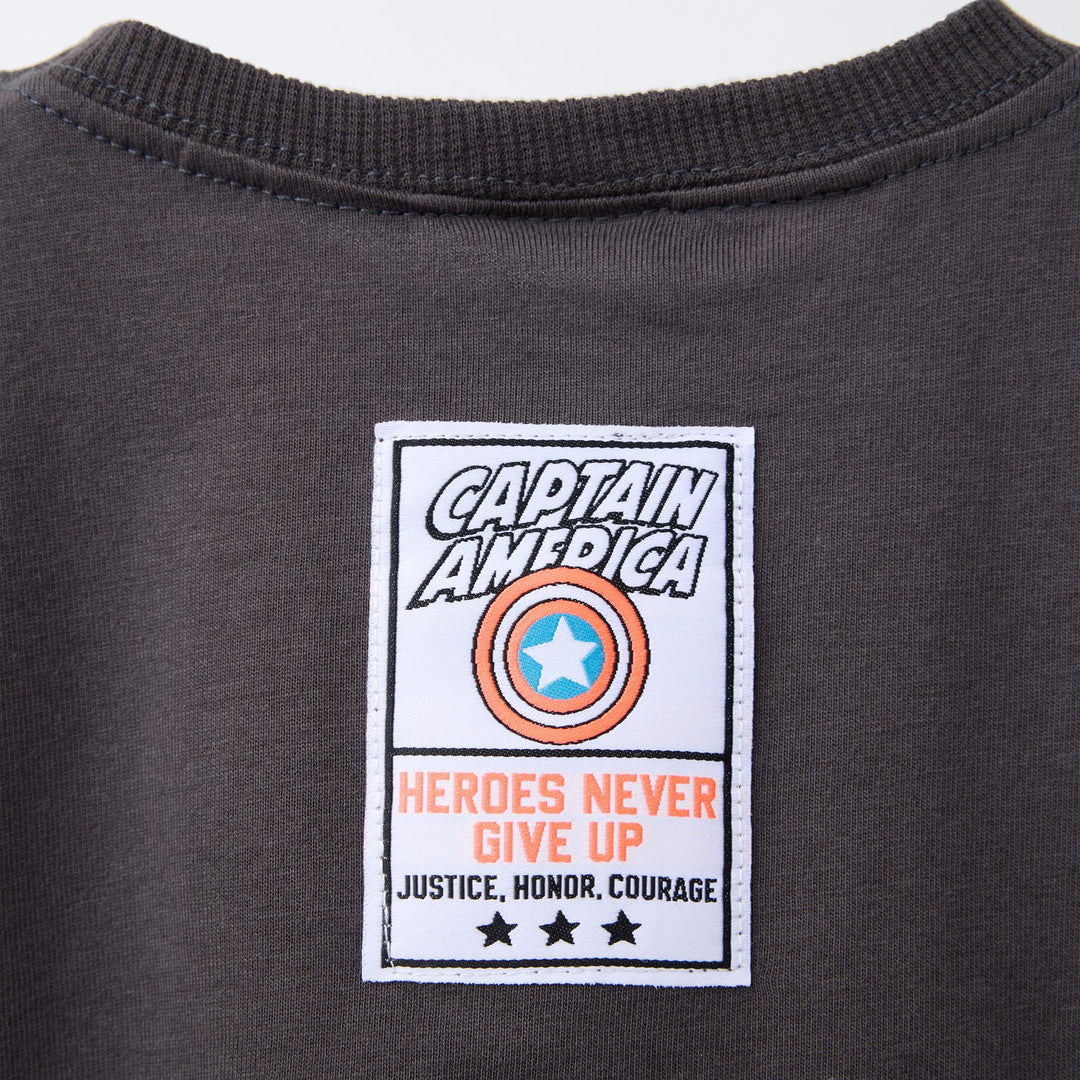 Moudda ZARA - T-Shirt Enfant - Captain America & Bouclier - Tunisie 4