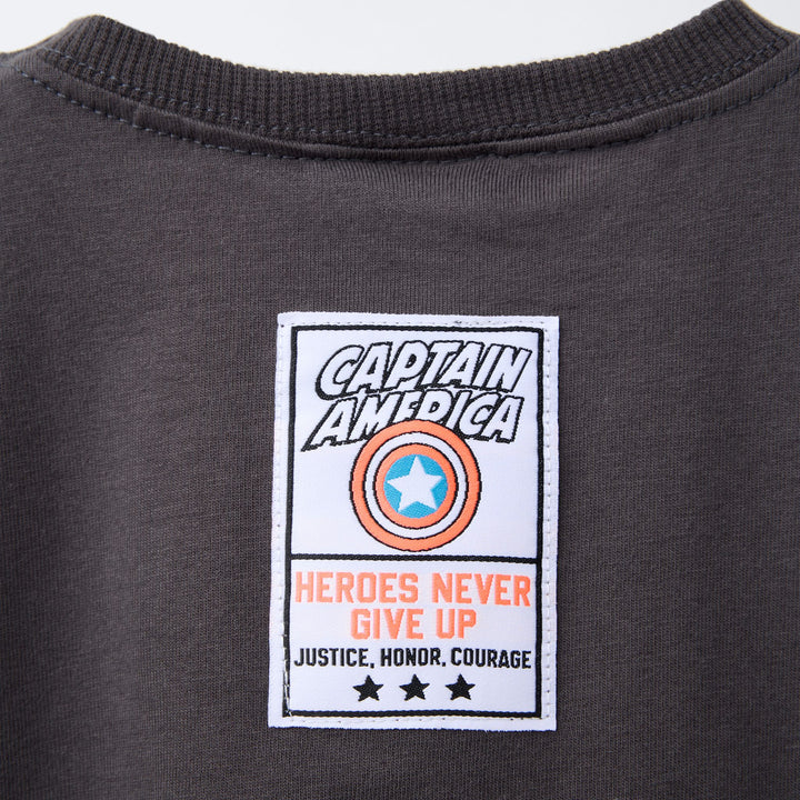 Moudda ZARA - T-Shirt Enfant - Captain America & Bouclier - Tunisie 4