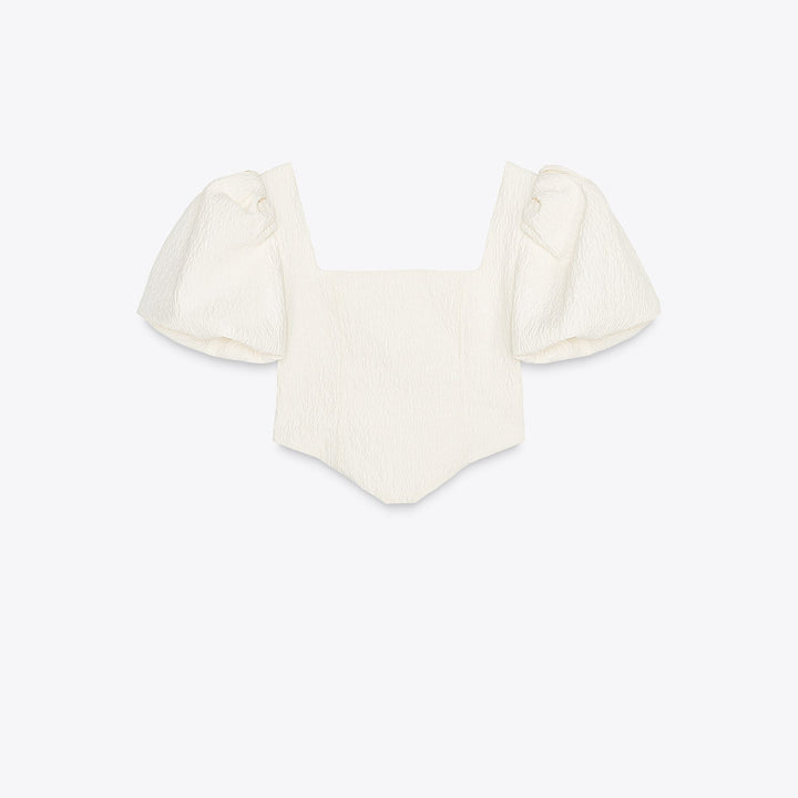 Moudda ZARA - Top Corset - Manches Bouffantes & Volume - Tunisie 1