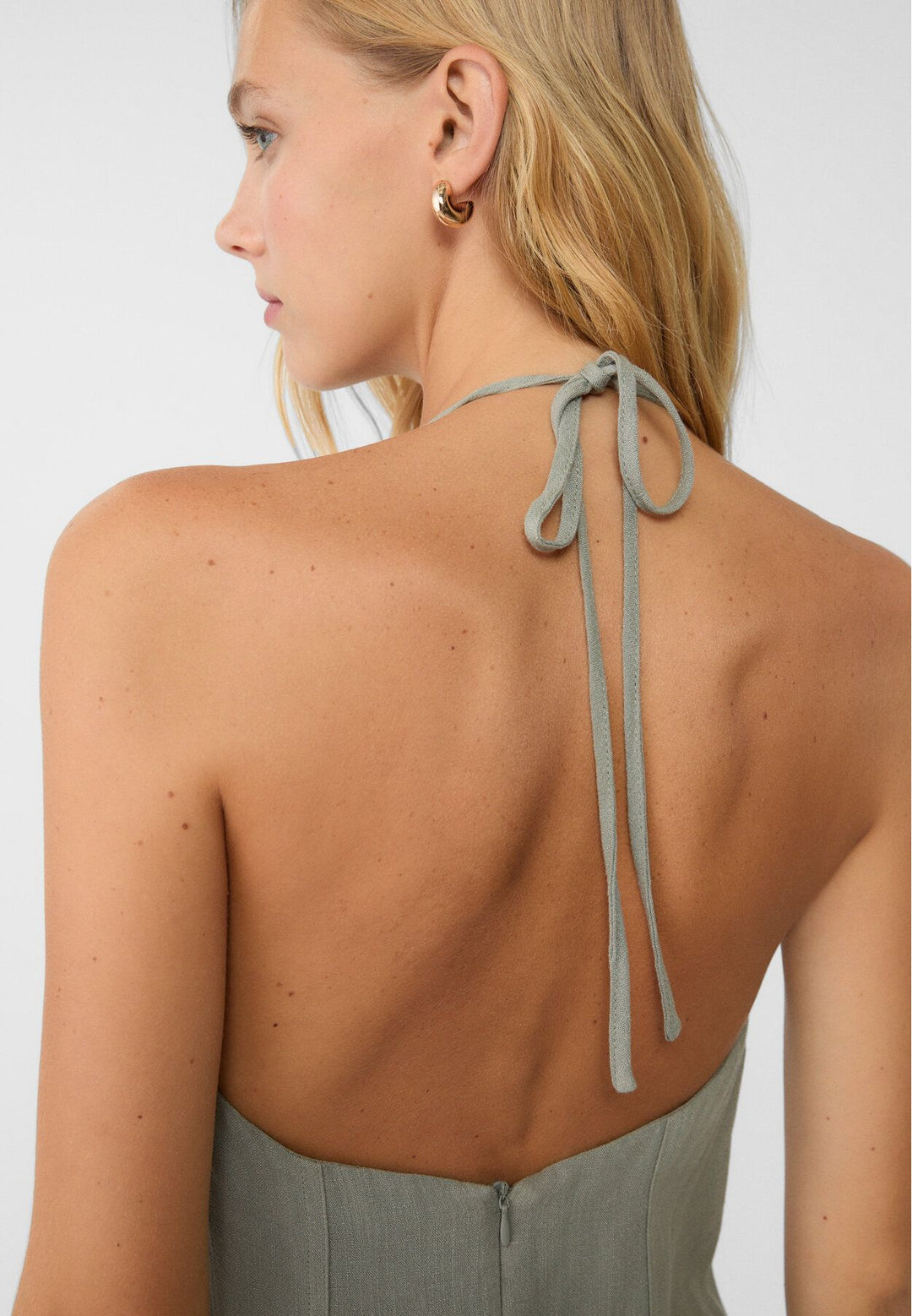 Moudda STRADIVARIUS - Robe Midi Halter Rustique - Tunisie 4