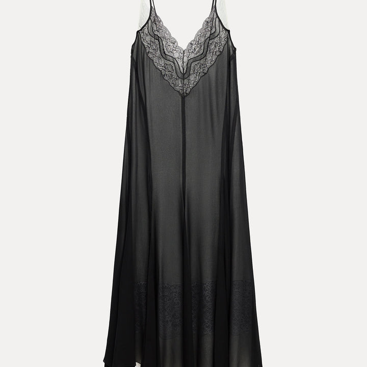 Moudda ZARA - Robe de soie combinée dentelles - Tunisie 2