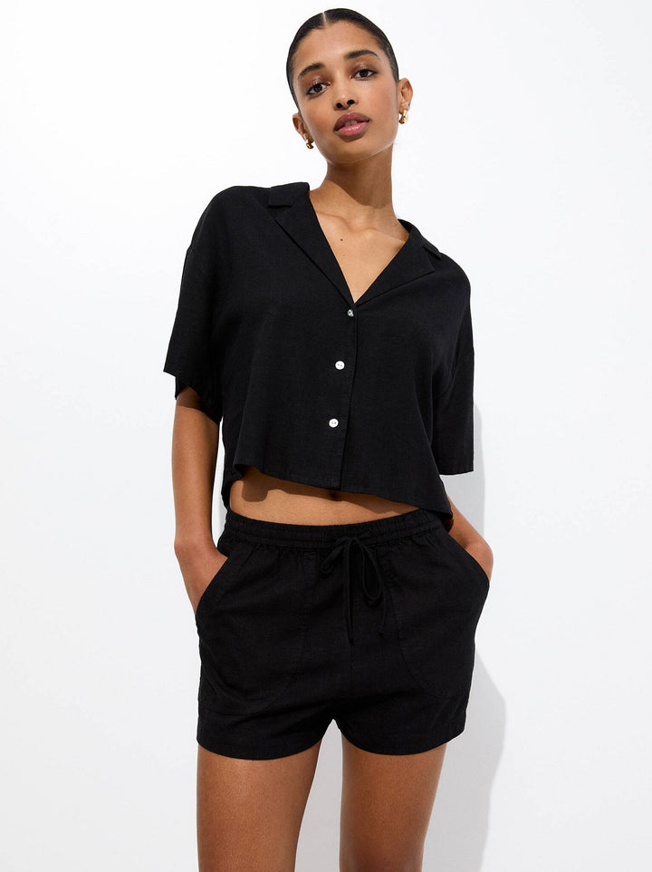 Moudda PULL & BEAR - Bermuda Basique Jogger Rustique - Tunisie 5