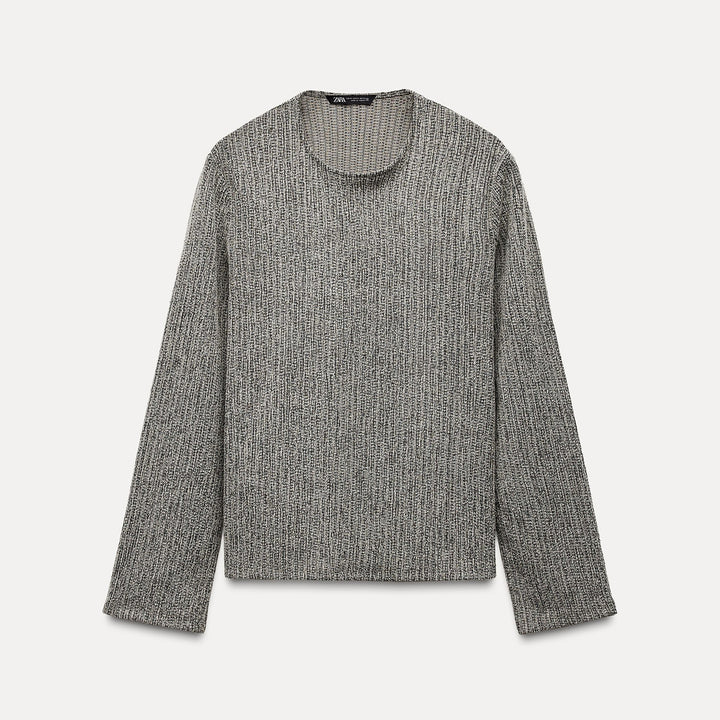 Moudda ZARA - Sweat à Nœud Texturé Gratté - Tunisie 2