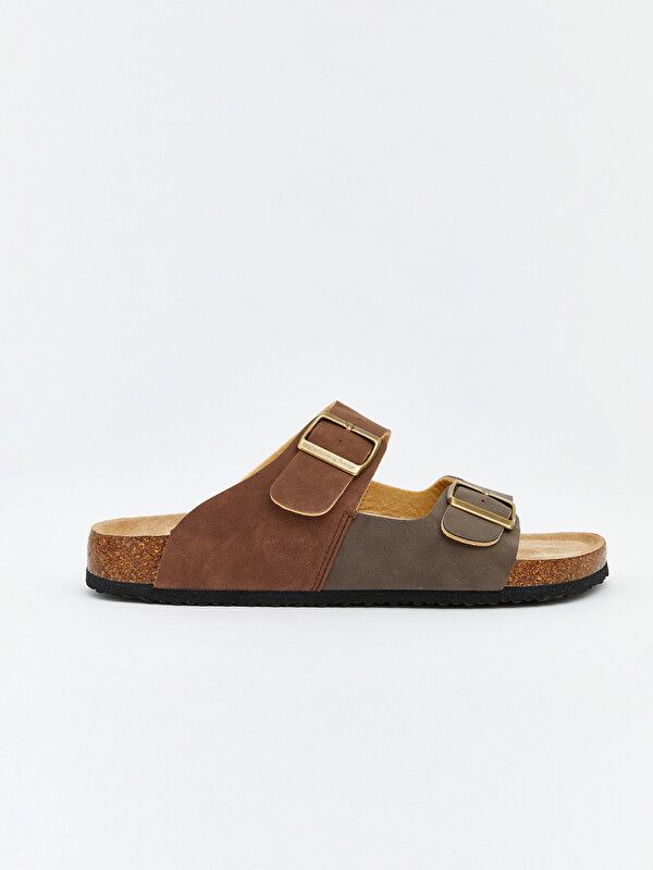 Moudda LC Waikiki - Pantoufles pour Homme couleur Vison - Tunisie 2