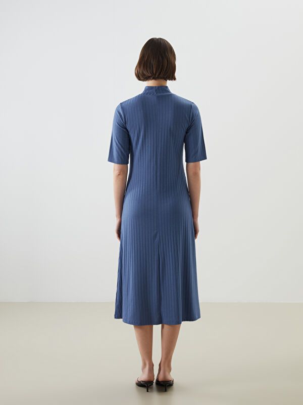 Moudda LC Waikiki - Robe en jersey uncv à manches longues pour Femmes - Tunisie 4