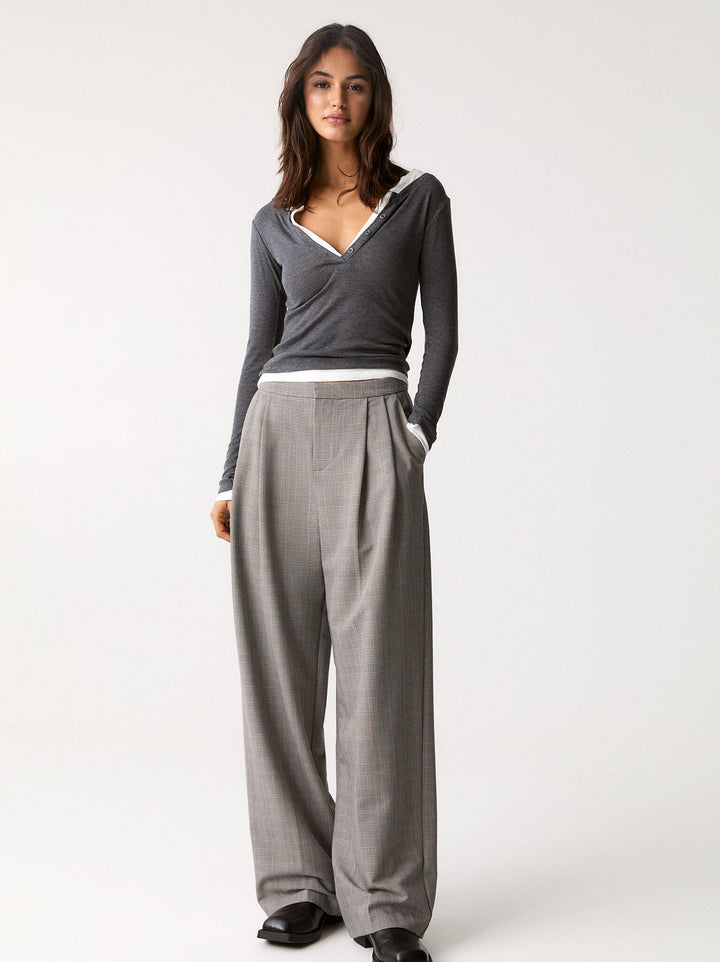 Moudda PULL & BEAR - Pantalon - Pinces, Ceinture Fine & Carreaux - Tunisie 2