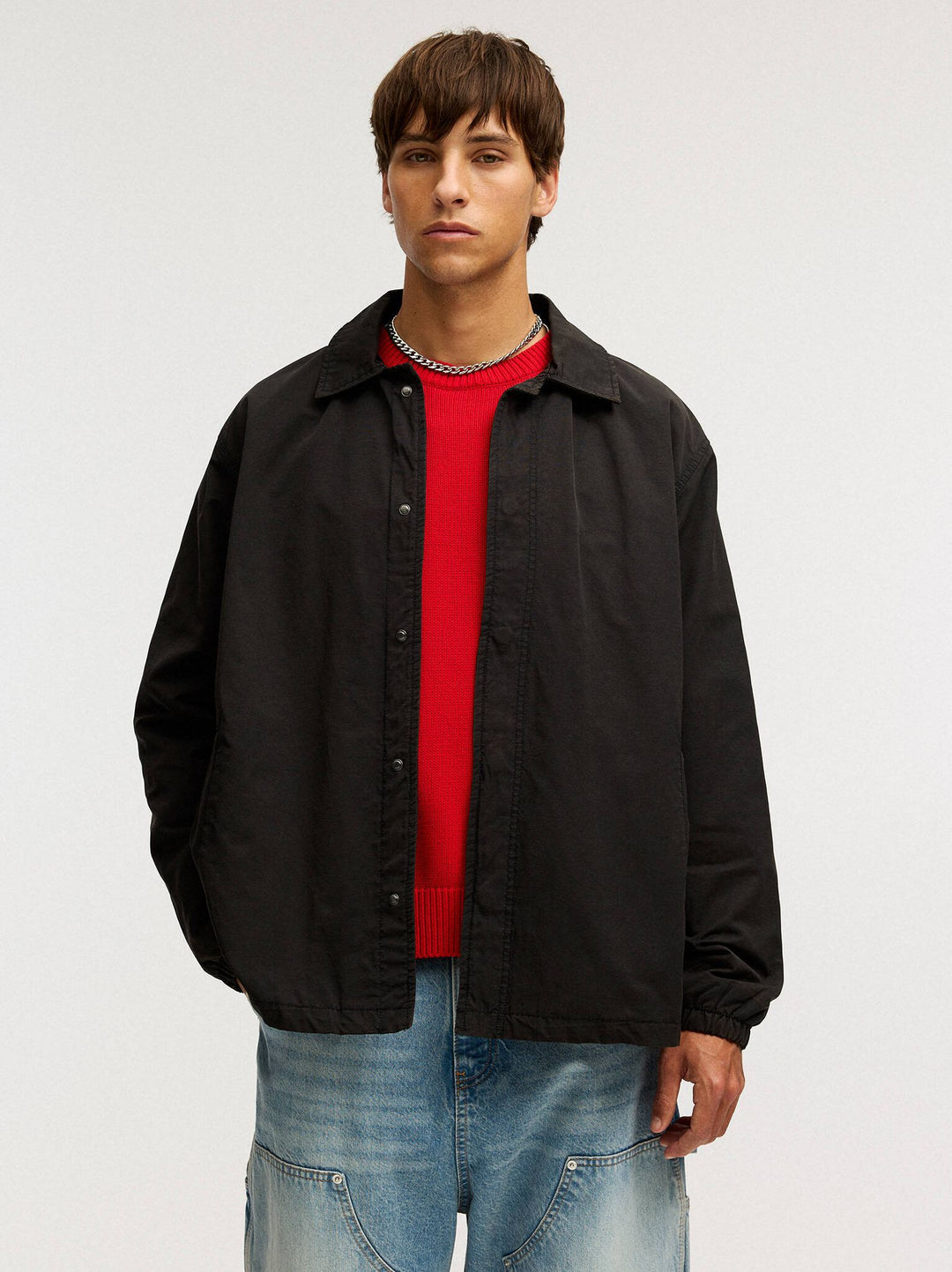 Moudda PULL & BEAR - Veste Coach - Coton/Nylon & Col Chemisier - Tunisie 2