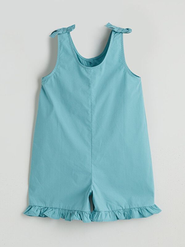 Moudda LC Waikiki - Salopette tissée pour Fille couleur Turquoise terne - Tunisie 2
