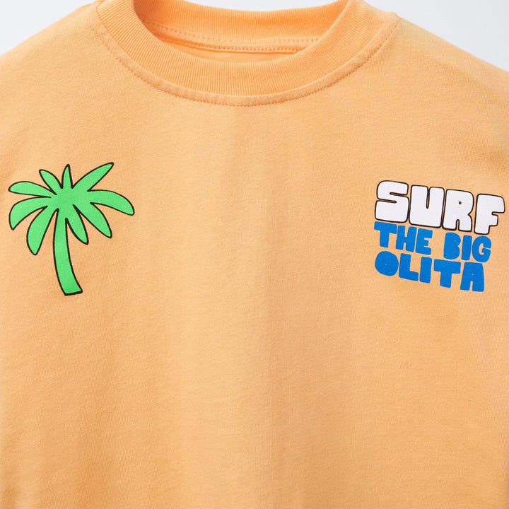 Moudda ZARA - T-Shirt Enfant - Imprimé Palmier & Surf - Tunisie 3