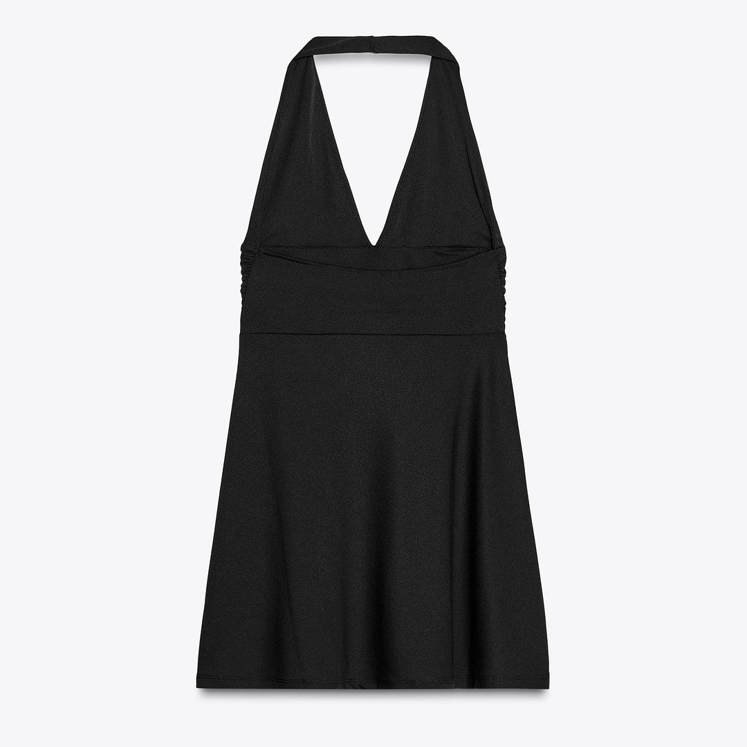 Moudda ZARA - Robe Mini Halter - Col Piqué & Bas Volume - Tunisie 2