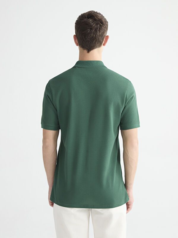 Moudda LC Waikiki - T-shirt col polo basique manches courtes en jersey pour Homme - Tunisie 4