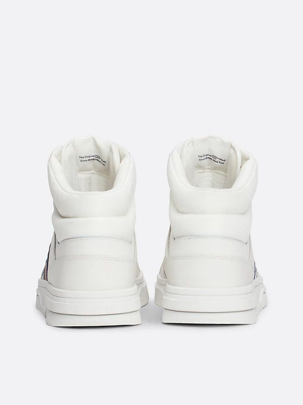 Moudda Tommy Hilfiger - Baskets Mi Montantes The Brooklyn En Cuir  - Tunisie 3