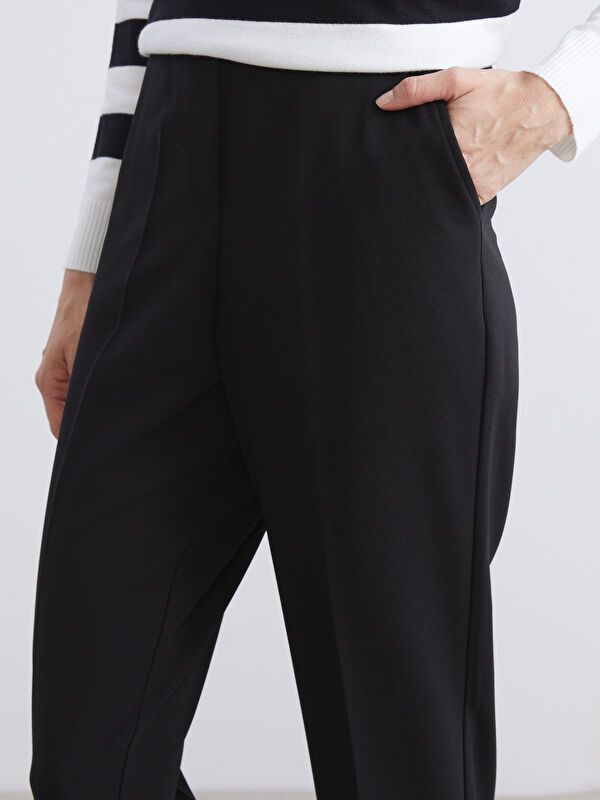 Moudda LC Waikiki - Pantalon tissé moyen Femme Noir - Tunisie 3