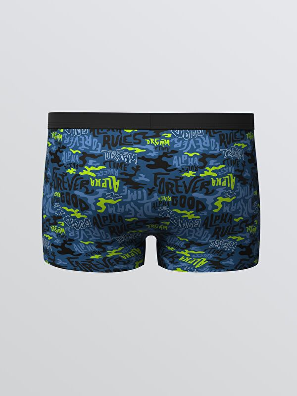 Moudda LC Waikiki - Boxer Homme Impression bleu foncé - Tunisie 5