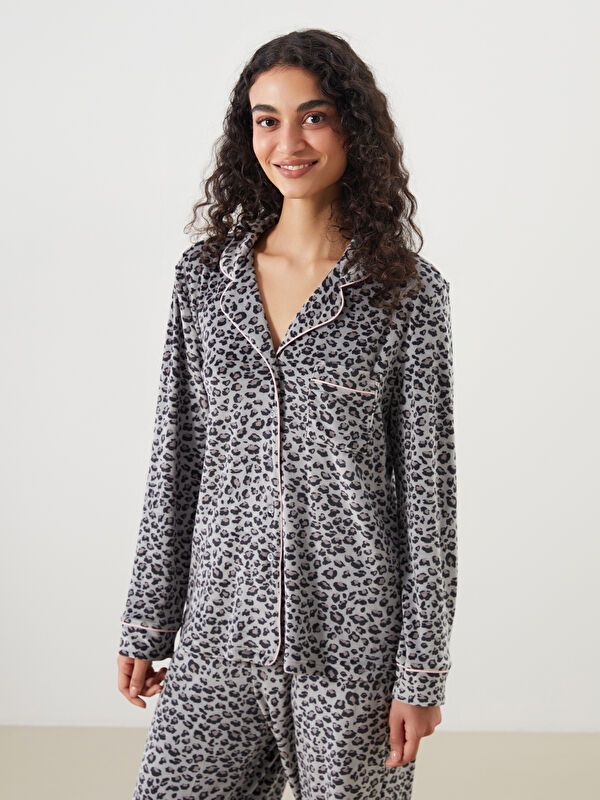 Moudda LC Waikiki - Pyjama en jersey à manches longues épais pour Femmes - Tunisie 2