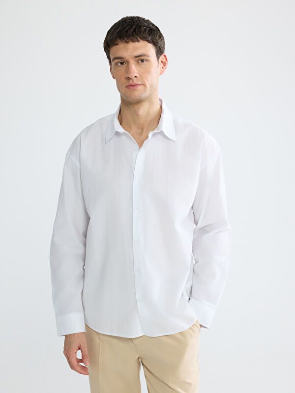 Moudda LC Waikiki - Chemise manches longues en tissu pour Homme - Tunisie 1