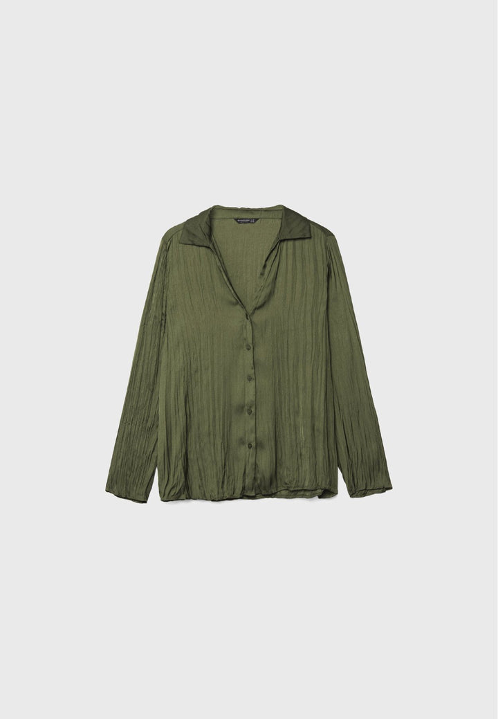 Moudda STRADIVARIUS - Chemise en Satin Plissée - Tunisie 2