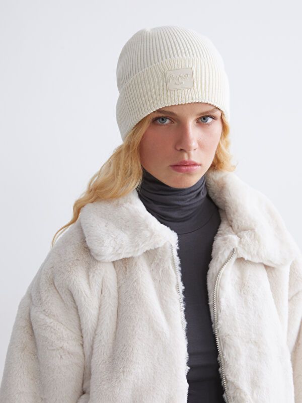 Moudda LC Waikiki - Bonnet tricot Femme Ecru - Tunisie 1