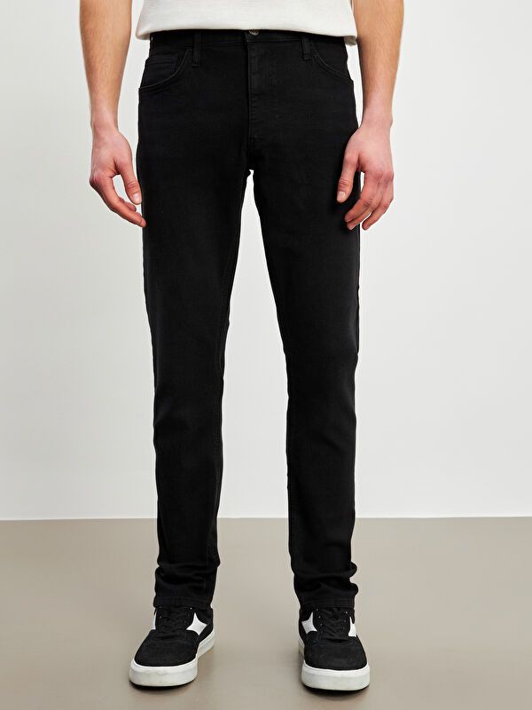 Moudda LC Waikiki - Jean basique en denim couleur Rodeo noir pour hommes - Tunisie 2