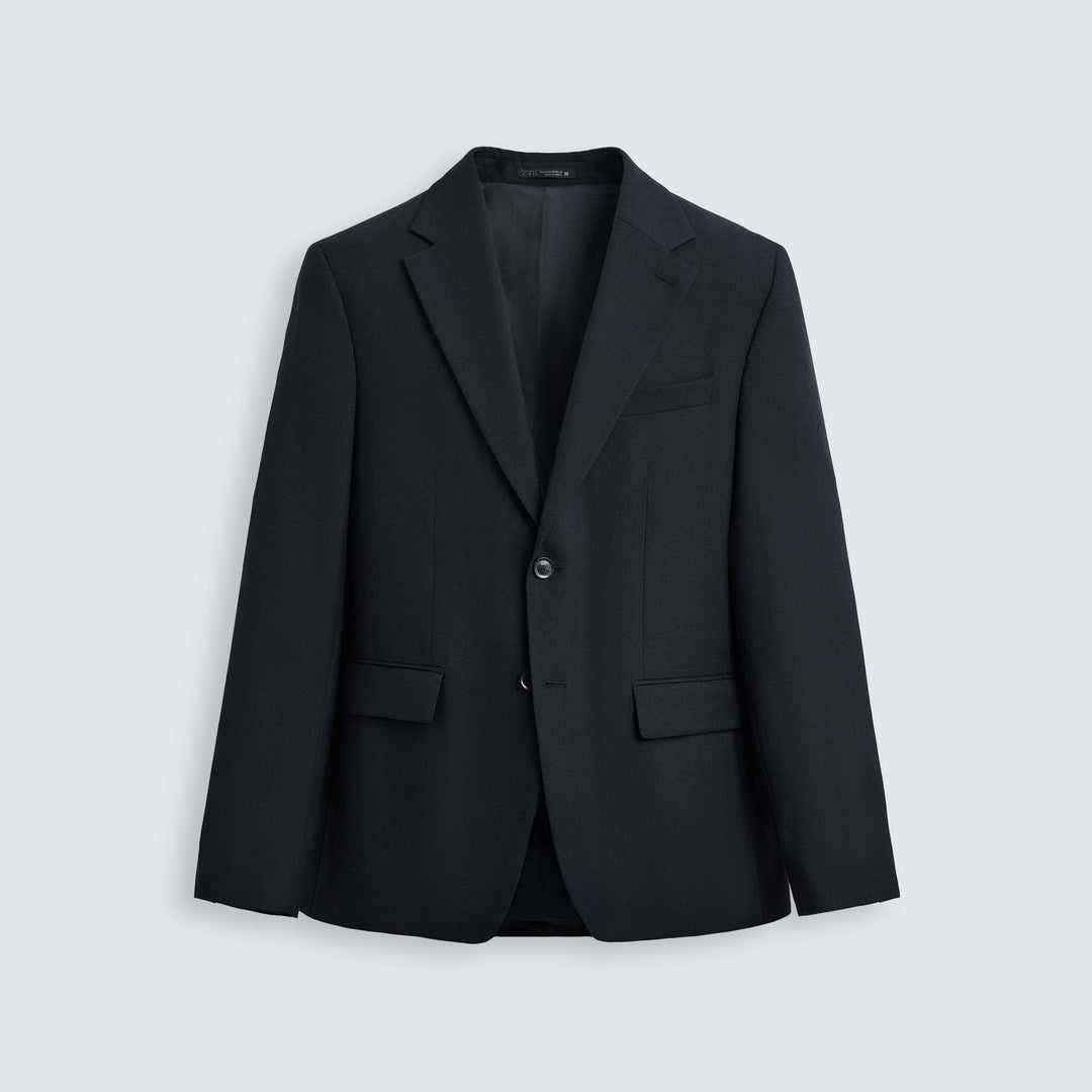 Moudda ZARA - Blazer - Twill & 50% Laine Bleu Marine - Tunisie 1