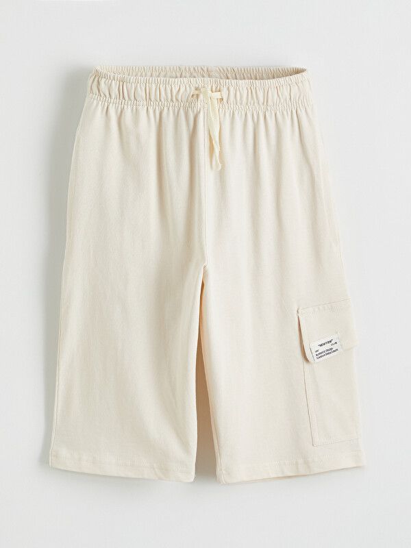 Moudda LC Waikiki - Short / Bermuda en jersey pour Garçon couleur Beige clair - Tunisie 1
