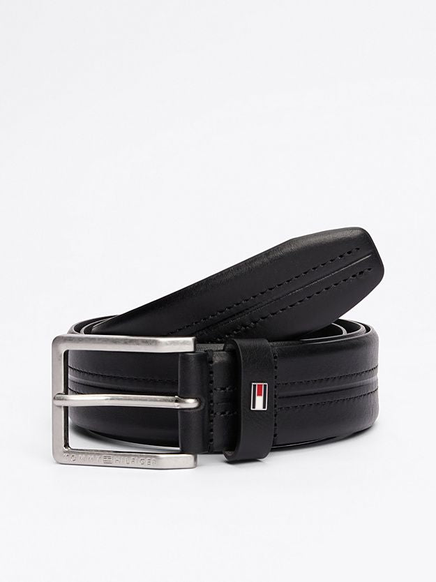 Moudda Tommy Hilfiger - Ceinture En Cuir Avec Drapeau Émaillé  - Tunisie 1