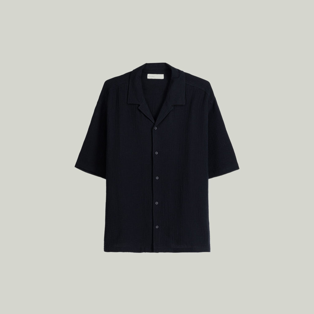 Moudda BERSHKA - Chemise Manches Courtes Relax Gaze de Coton - Tunisie 1