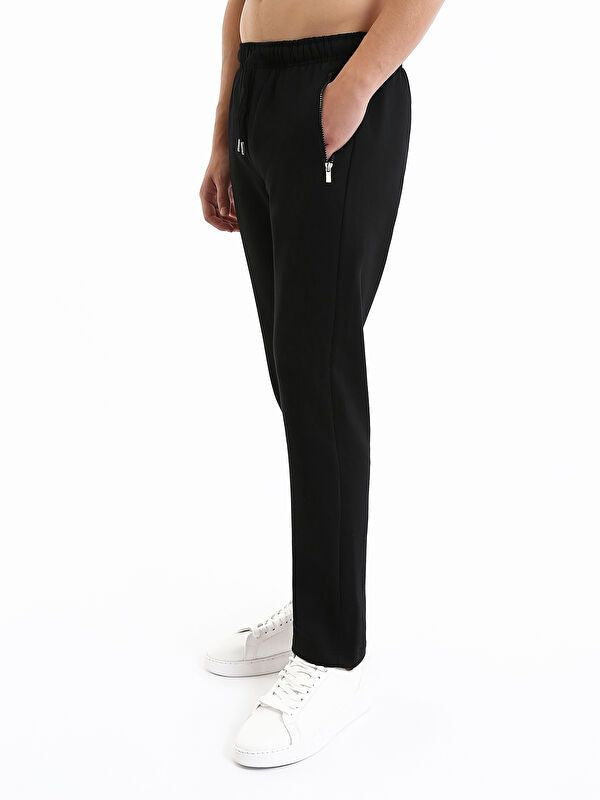 Moudda LC Waikiki - Pantalon jersey basique Homme Noir - Tunisie 4