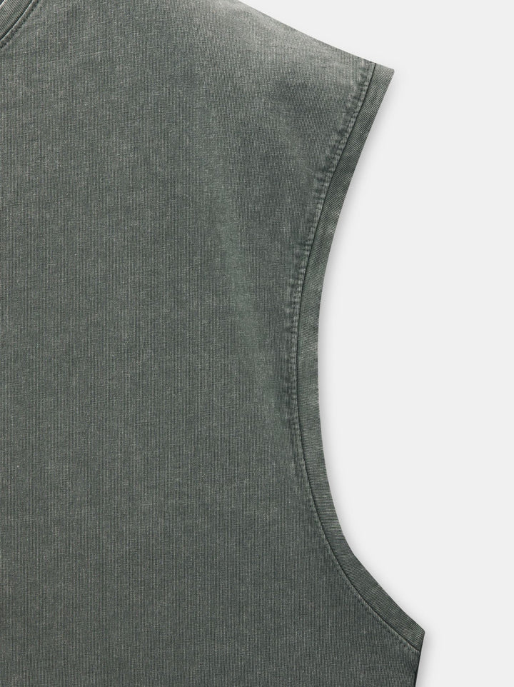Moudda PULL & BEAR - Débardeur Épaule Tombante Teinture Garment - Tunisie 4